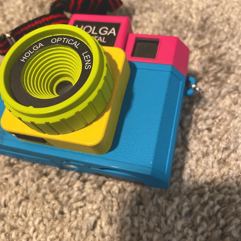Urban Outfitters Holga-Inspired Toy Camera in Blue, Pink, Yellow & Lime